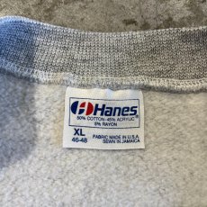 画像12: 80's FRONT COLOR PRINTED DESIGN L/S SWEAT / Ladies L(XL) / MADE IN USA (12)