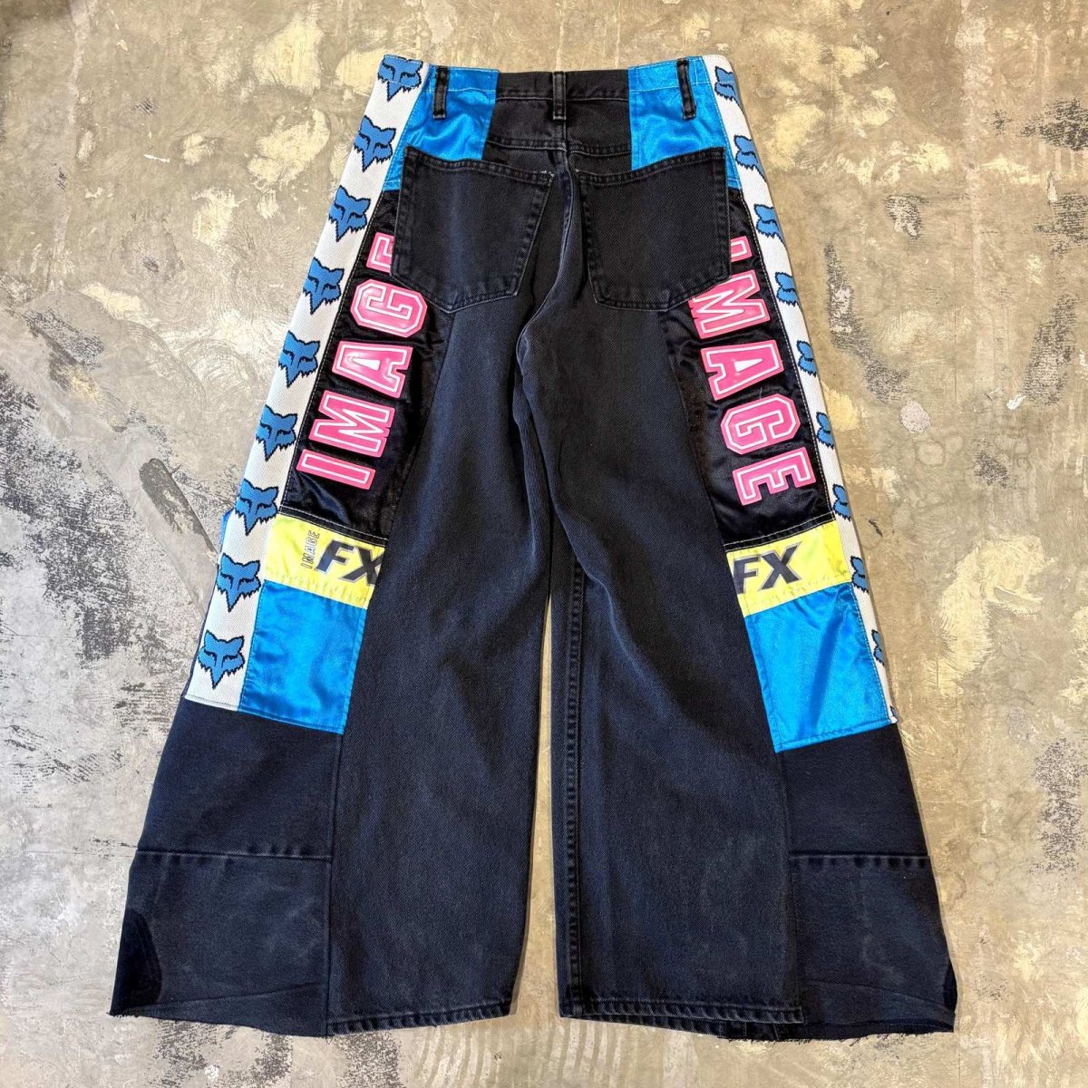 画像2: 【Wiz&Witch】"UNITED" VTG FOX MOTO-X DENIM PANTS / OS (2)