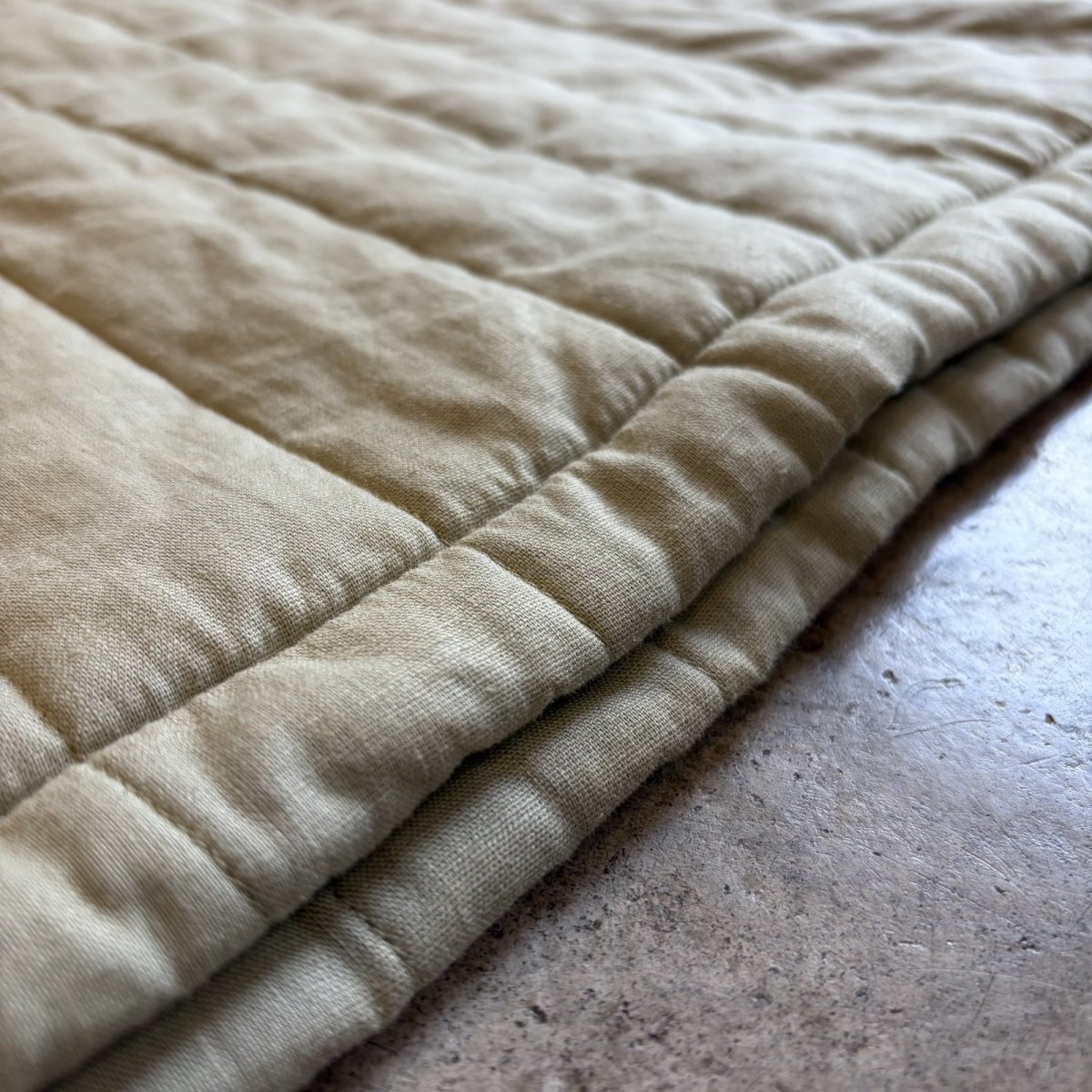 画像9: QUILTING LINEN DESIGN COLOR VEST / FREE (9)