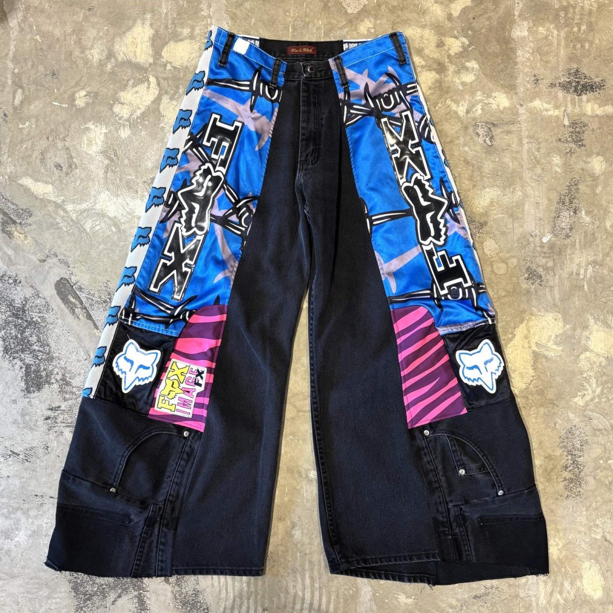 画像1: 【Wiz&Witch】"UNITED" VTG FOX MOTO-X DENIM PANTS / OS (1)