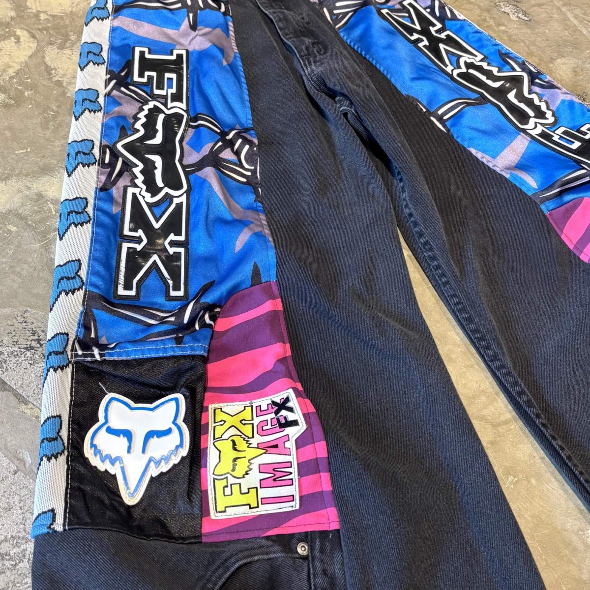画像5: 【Wiz&Witch】"UNITED" VTG FOX MOTO-X DENIM PANTS / OS (5)