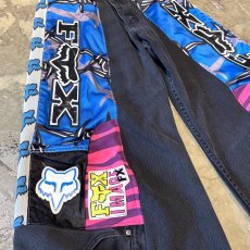画像5: 【Wiz&Witch】"UNITED" VTG FOX MOTO-X DENIM PANTS / OS (5)