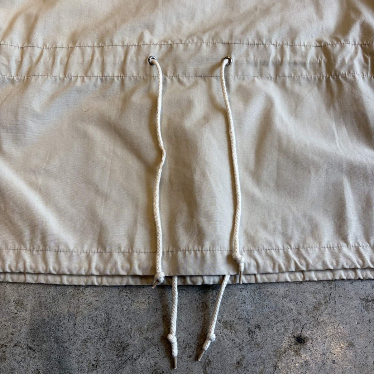 画像4: FRONT POCKET DESIGN ANORAK HOODIE L/S TOPS / Ladies L / MADE IN USA (4)