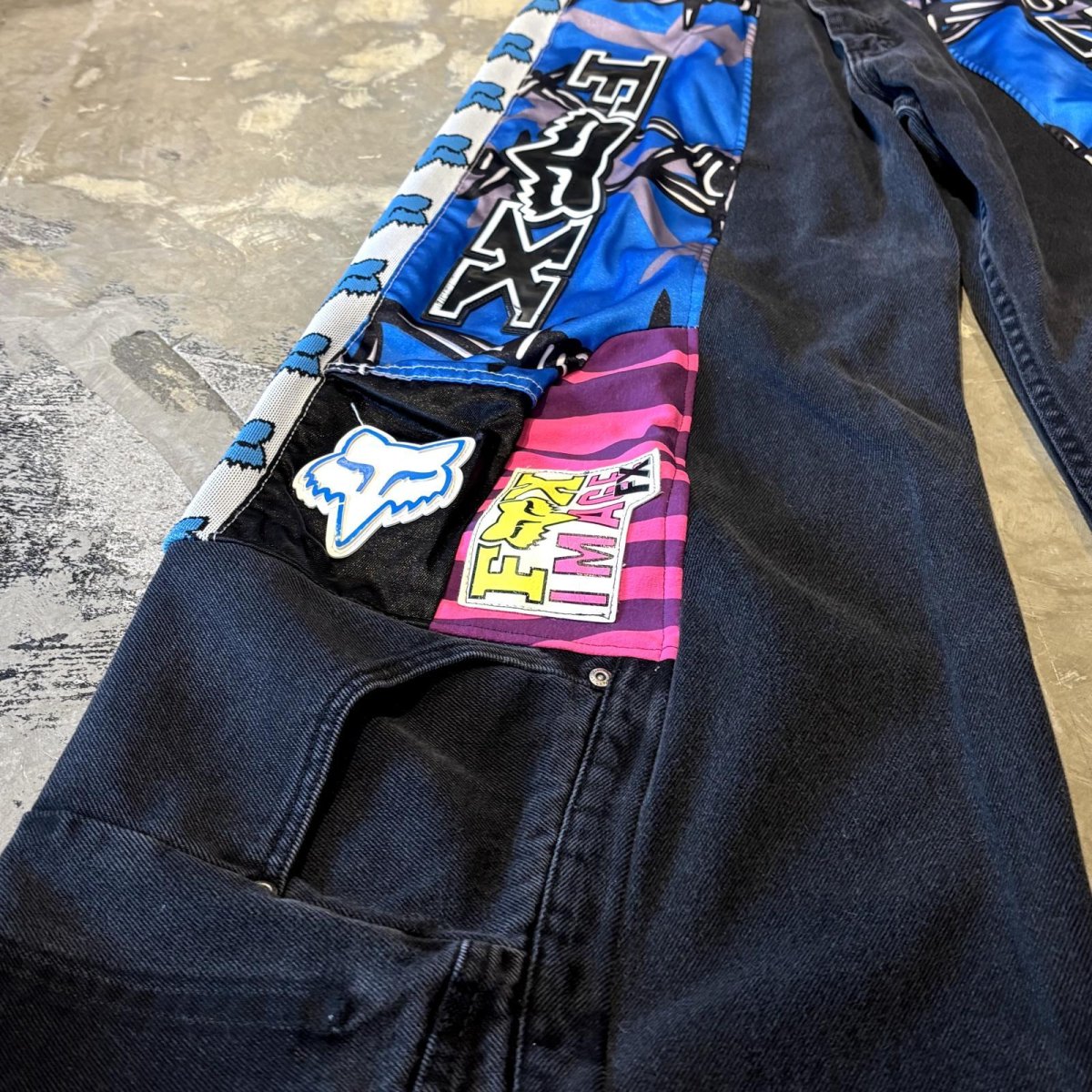 画像7: 【Wiz&Witch】"UNITED" VTG FOX MOTO-X DENIM PANTS / OS (7)
