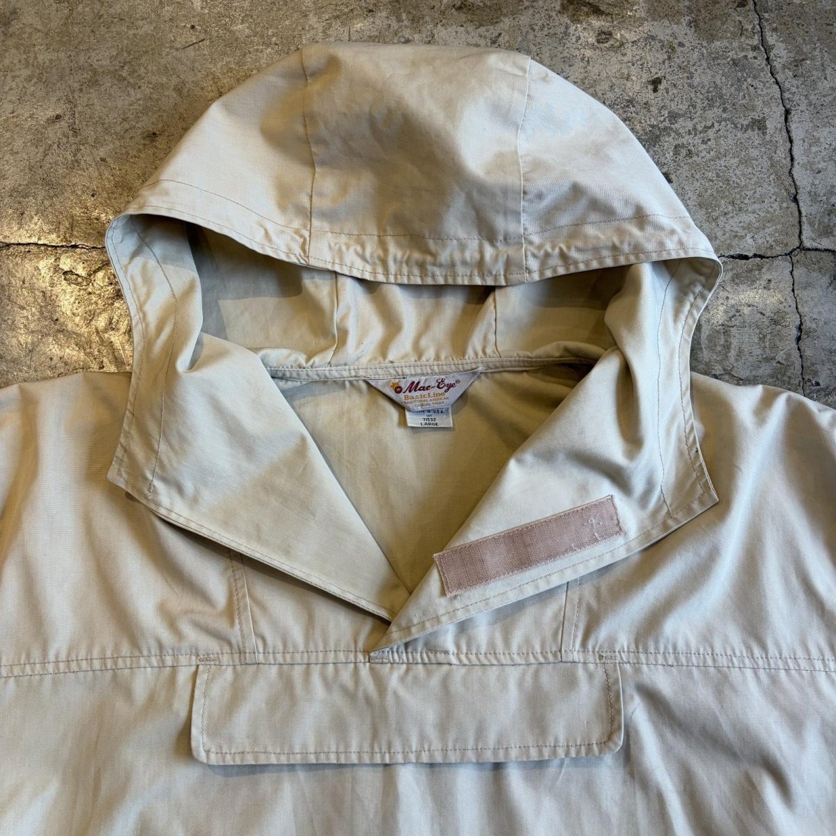 画像8: FRONT POCKET DESIGN ANORAK HOODIE L/S TOPS / Ladies L / MADE IN USA (8)