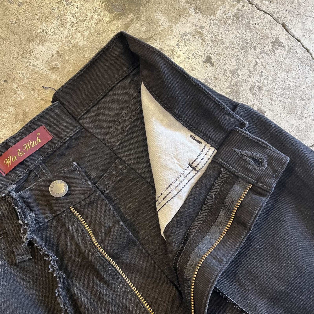 画像8: 【Wiz&Witch】 "TWINS" WIDE DENIM PANTS / W29 (8)