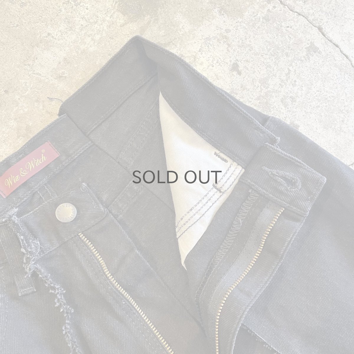 画像8: 【Wiz&Witch】 "TWINS" WIDE DENIM PANTS / W29 (8)