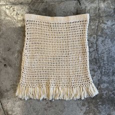 画像2: 【THE GARMENT】MESH LAYERED FRINGE SKIRT / W26~W30(8) (2)