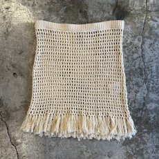 画像1: 【THE GARMENT】MESH LAYERED FRINGE SKIRT / W26~W30(8) (1)