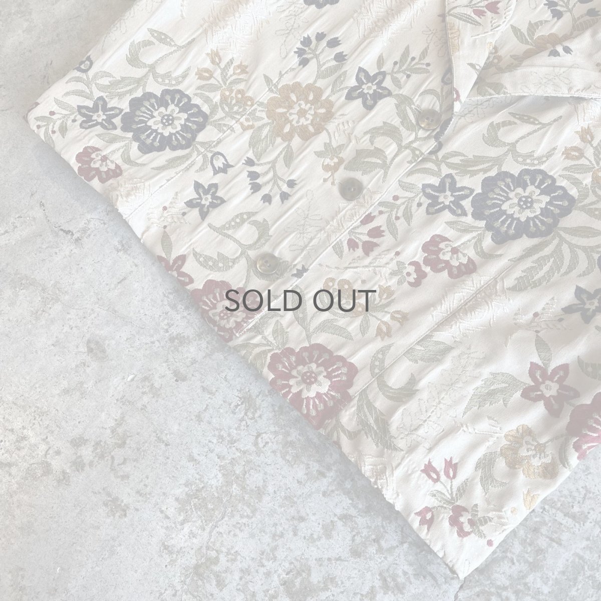 画像4: ALL OVER FLOWER EMBROIDERY PATTERN SHORT DESIGN JACKET / Ladies M(14) (4)