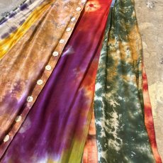 画像4: MULTI PATTERN FRONT BUTTON SLIT SKIRT / W30 (4)