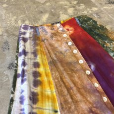 画像3: MULTI PATTERN FRONT BUTTON SLIT SKIRT / W30 (3)