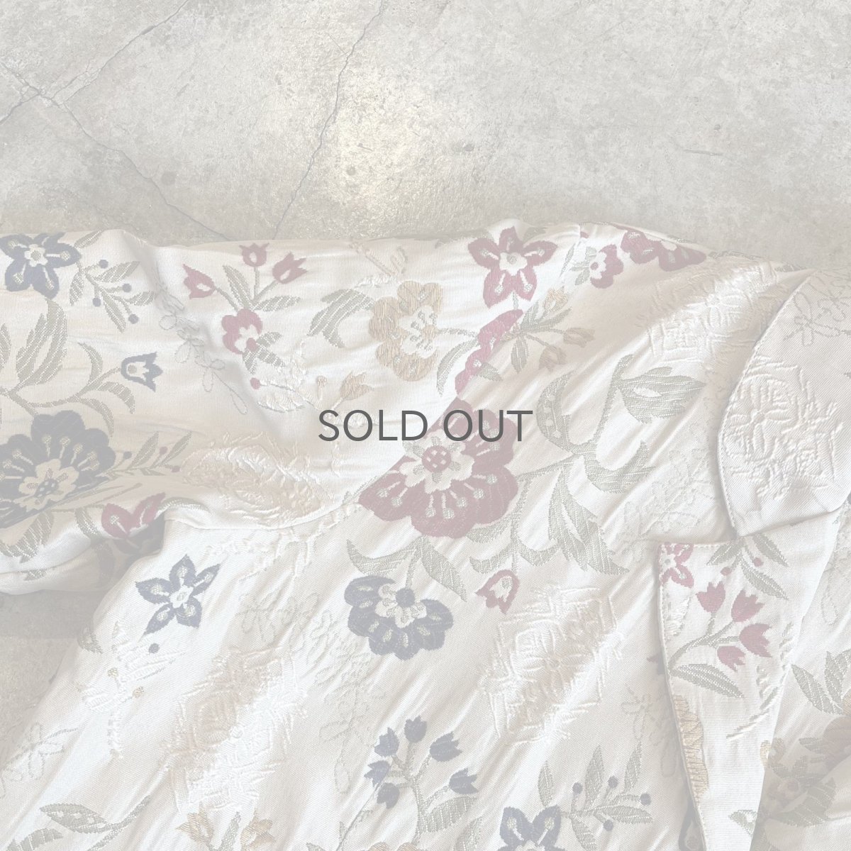 画像9: ALL OVER FLOWER EMBROIDERY PATTERN SHORT DESIGN JACKET / Ladies M(14) (9)