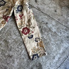 画像6: ALL OVER FLOWER EMBROIDERY PATTERN SHORT DESIGN JACKET / Ladies M(14) (6)