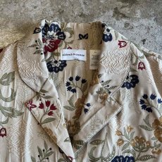 画像8: ALL OVER FLOWER EMBROIDERY PATTERN SHORT DESIGN JACKET / Ladies M(14) (8)