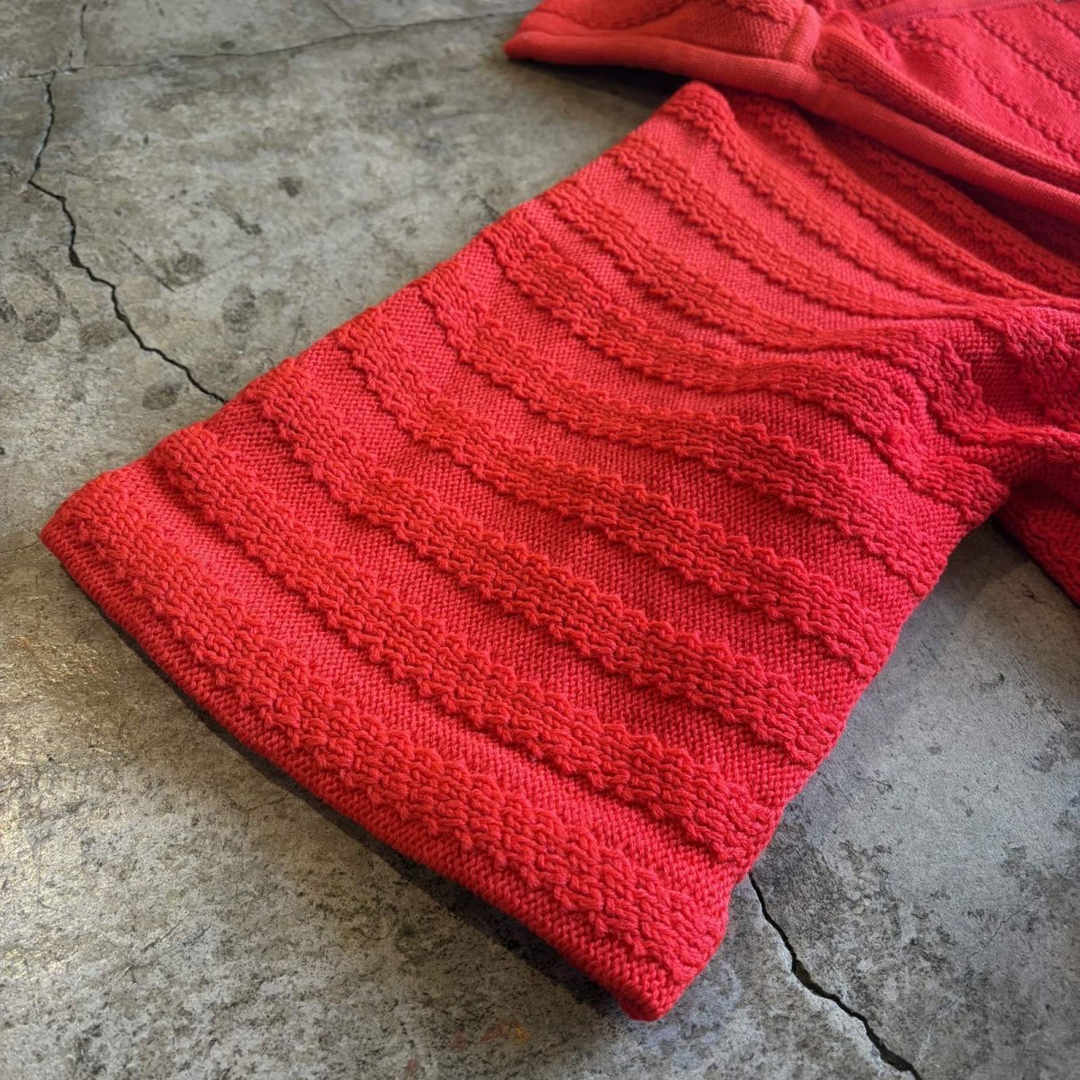 画像11: RED COLOR DESIGN SUMMER KNIT S/S CARDIGAN / Ladies M (11)