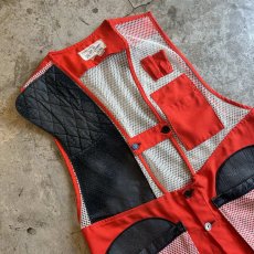 画像3: VINTAGE COLOR MESH SHOOTERS CLOTHING VEST / Ladies L (3)