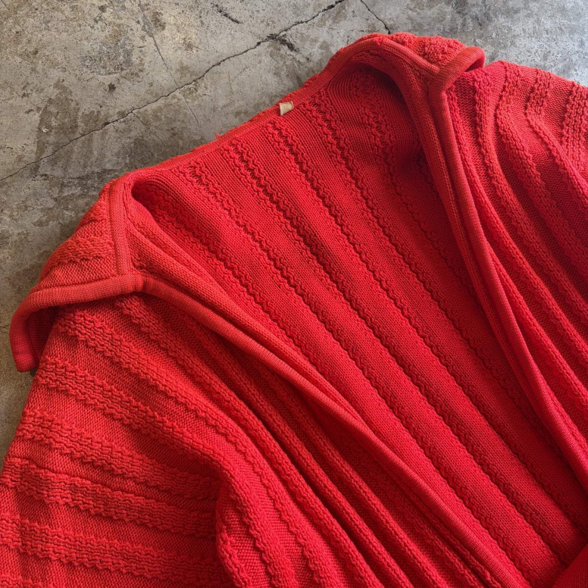 画像3: RED COLOR DESIGN SUMMER KNIT S/S CARDIGAN / Ladies M (3)