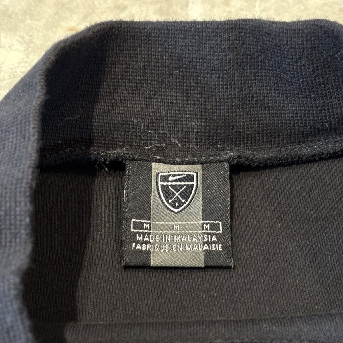 画像10: 【NIKE】LOGO EMBROIDERY MOCK NECK L/S TOPS / Mens M(L) (10)