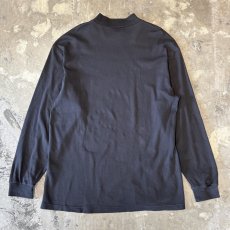 画像2: 【NIKE】LOGO EMBROIDERY MOCK NECK L/S TOPS / Mens M(L) (2)