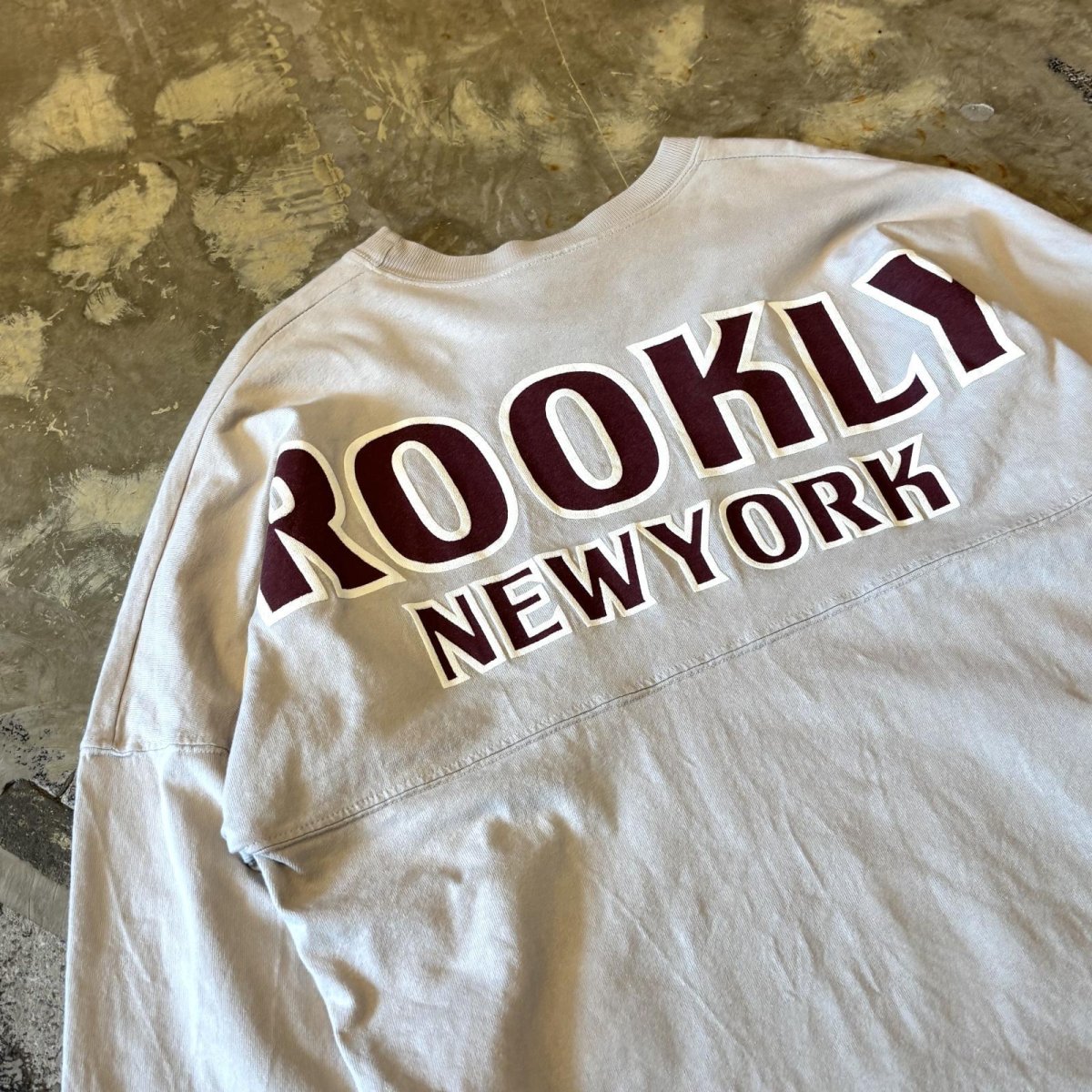 画像9: "BROOKLYN" BACK PRINTED L/S TEE / Mens S(L) / MADE IN USA (9)