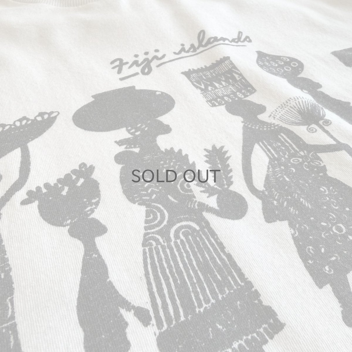画像5: "FIJI ISLANDS" FRONT PRINTED DESIGN S/S TEE / Ladies M(L) (5)