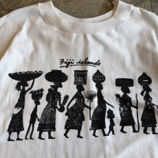 画像4: "FIJI ISLANDS" FRONT PRINTED DESIGN S/S TEE / Ladies M(L) (4)