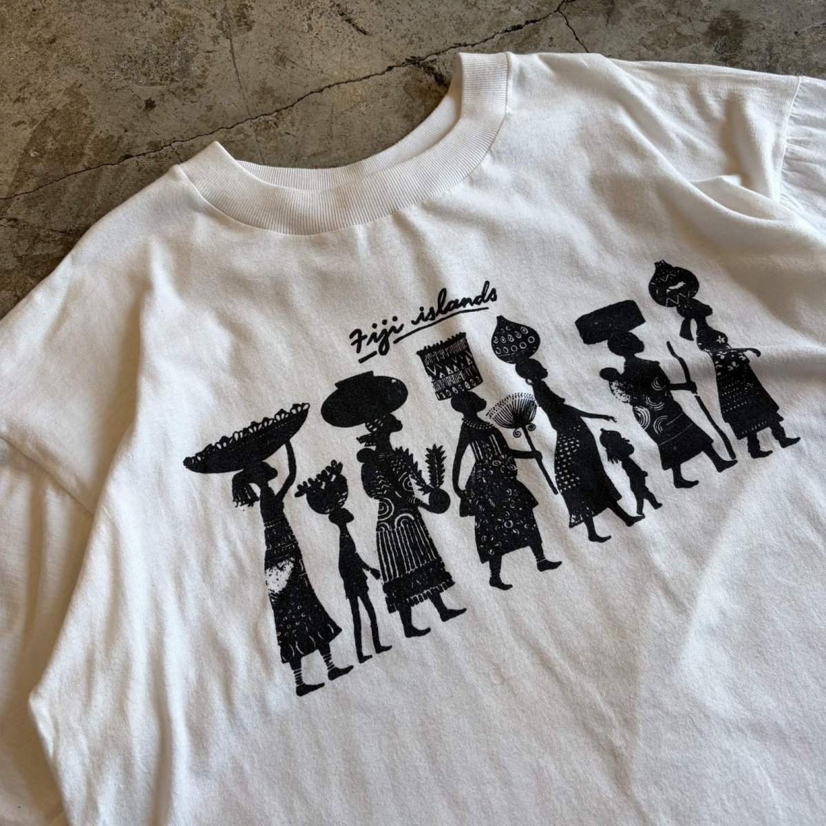 画像3: "FIJI ISLANDS" FRONT PRINTED DESIGN S/S TEE / Ladies M(L) (3)