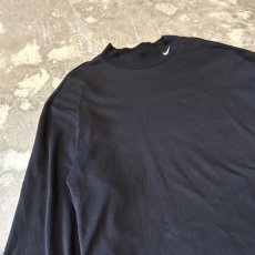 画像3: 【NIKE】LOGO EMBROIDERY MOCK NECK L/S TOPS / Mens M(L) (3)
