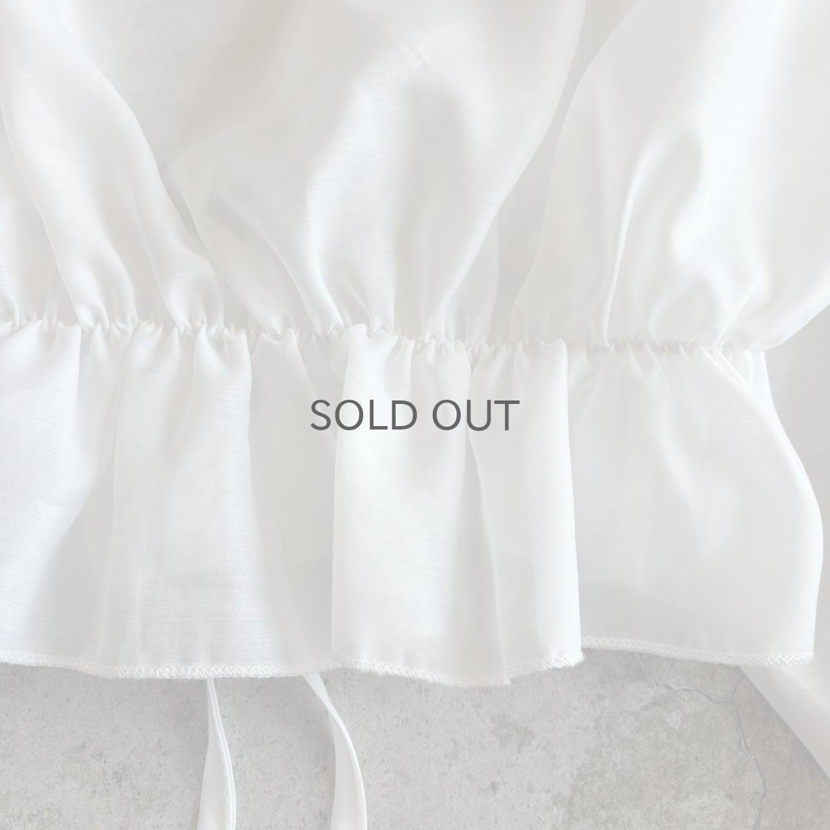 画像10: WAIST DESIGN SHEER SHORT L/S CARDIGAN  / Ladies M (10)