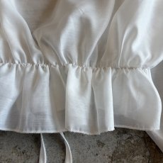 画像10: WAIST DESIGN SHEER SHORT L/S CARDIGAN  / Ladies M (10)