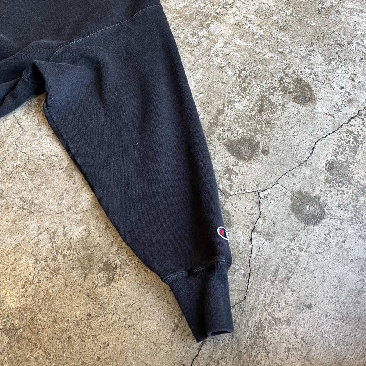 画像8: 【CHAMPION】BLACK COLOR REVERSE WEAVE L/S SWEAT / Ladies M(S) (8)