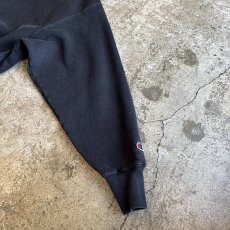 画像8: 【CHAMPION】BLACK COLOR REVERSE WEAVE L/S SWEAT / Ladies M(S) (8)