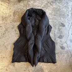 画像1: ALL OVER PLEATS PATTEN DESIGN VEST / Ladies M (1)