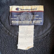 画像11: 【CHAMPION】BLACK COLOR REVERSE WEAVE L/S SWEAT / Ladies M(S) (11)