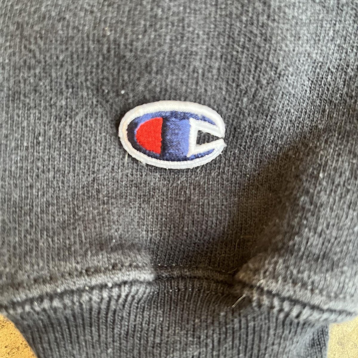 画像7: 【CHAMPION】BLACK COLOR REVERSE WEAVE L/S SWEAT / Ladies M(S) (7)