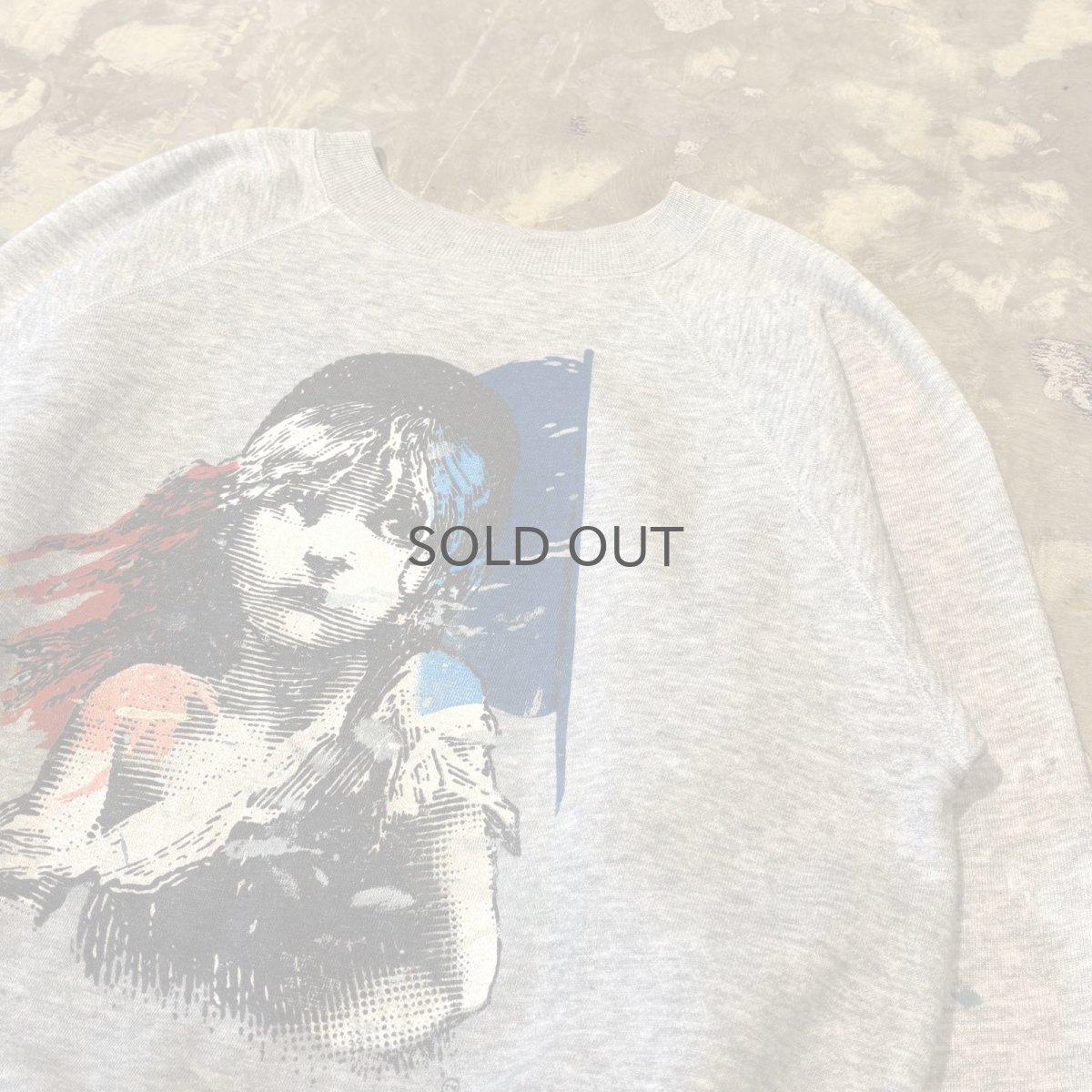 画像4: 80~90's "Les Misérables" BOTH SIDE PRINTED SWEAT / Mens L / MADE IN USA (4)