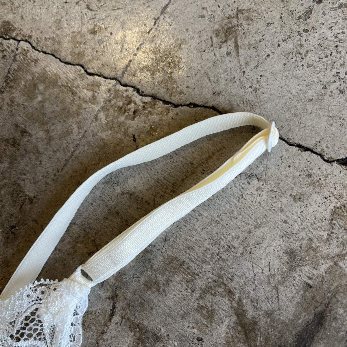 画像9: WHITE COLOR LACE DESIGN CAMISOLE / Ladies S (9)