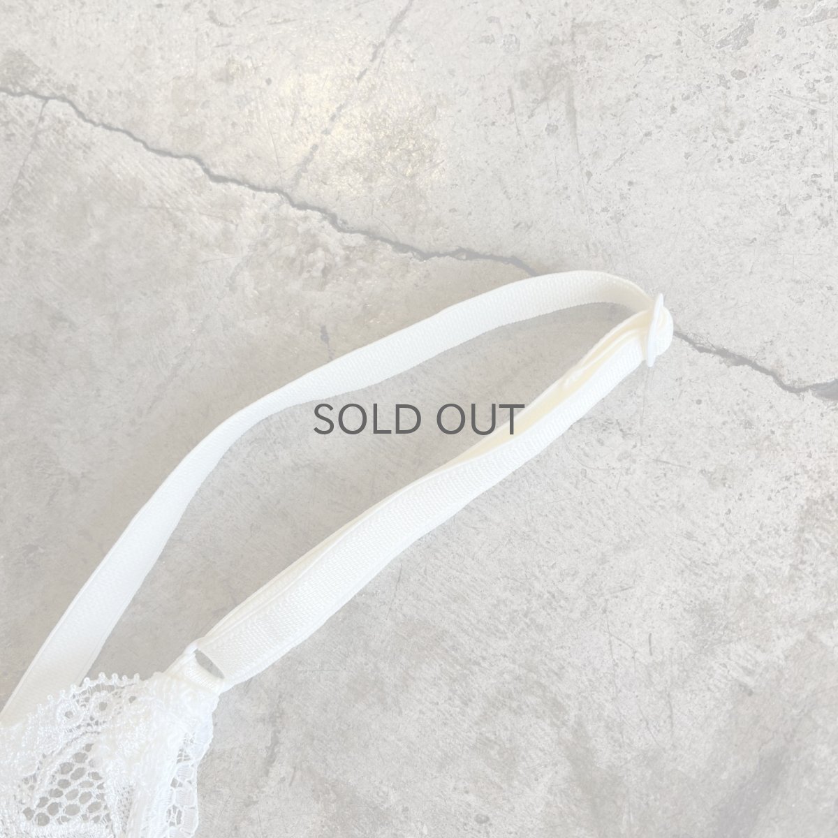 画像9: WHITE COLOR LACE DESIGN CAMISOLE / Ladies S (9)