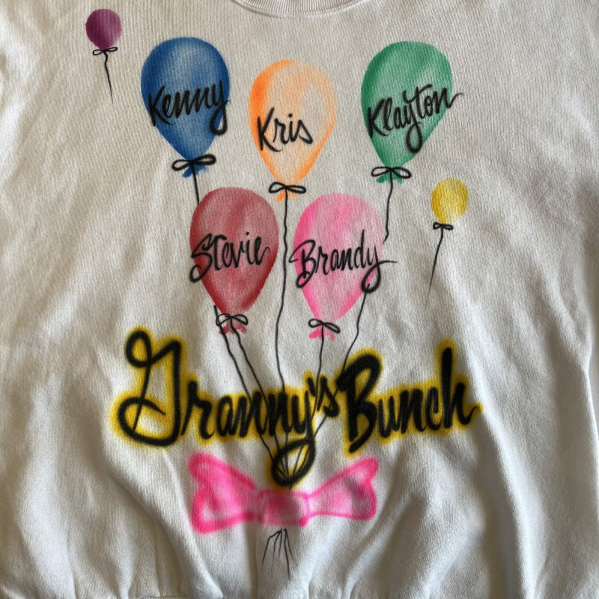 画像7: FRONT COLOR BALLOON PRINTED DESIGN L/S SWEAT / Ladies L / MADE IN USA (7)