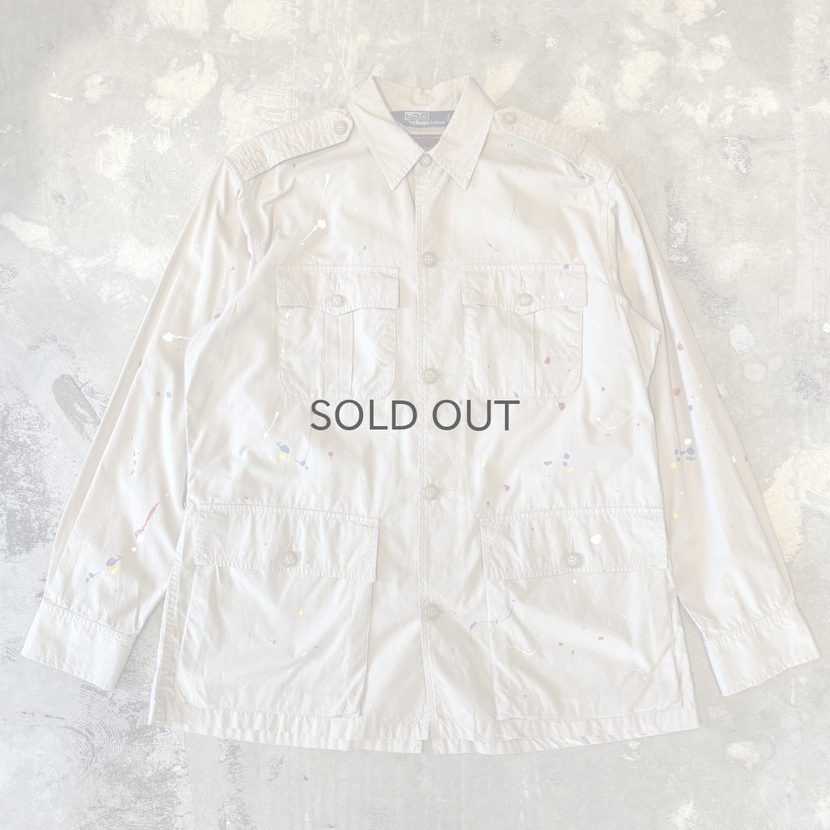 画像1: 【Wiz&Witch】"CANVAS" SPLASH SAFARI JACKET / OS (1)