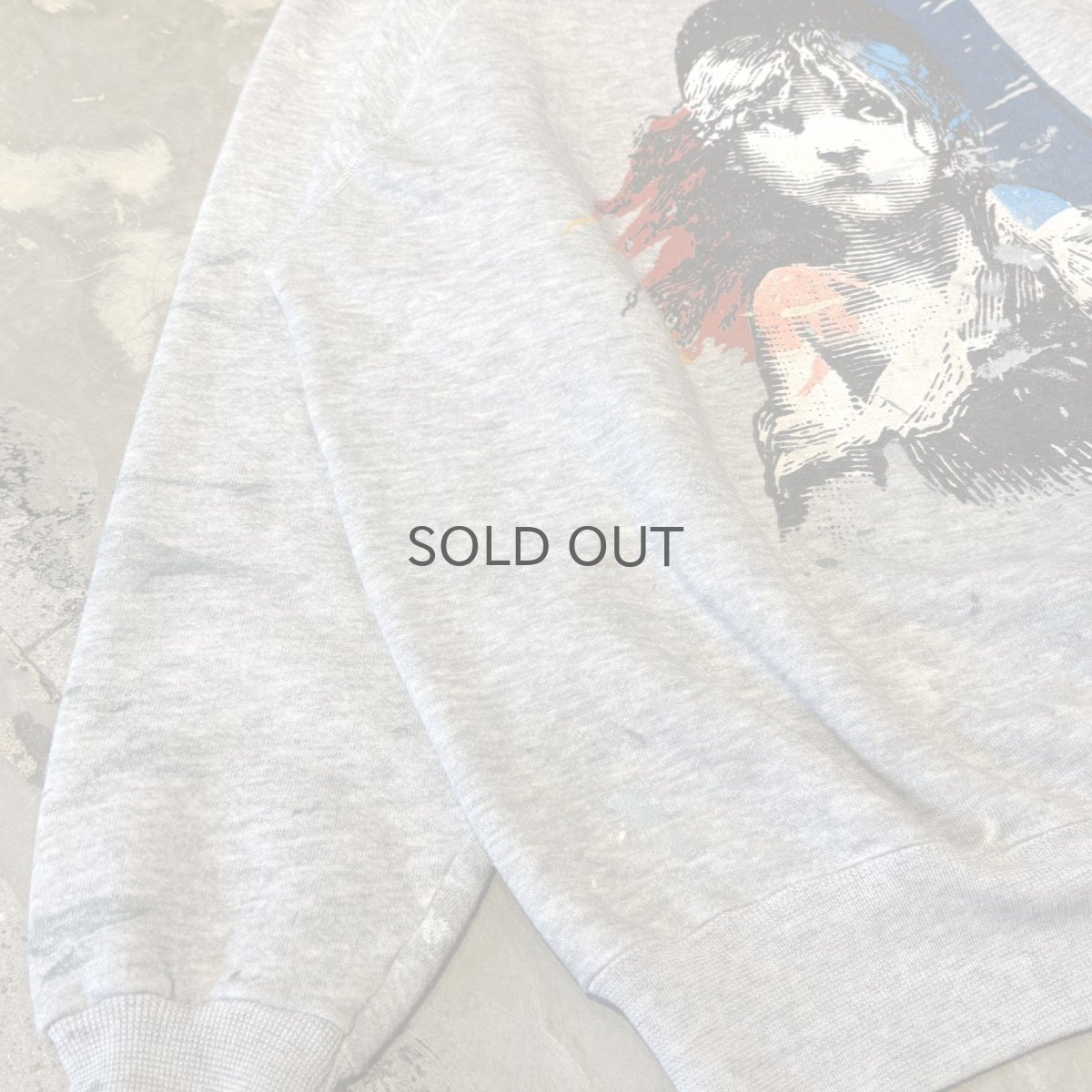 画像5: 80~90's "Les Misérables" BOTH SIDE PRINTED SWEAT / Mens L / MADE IN USA (5)