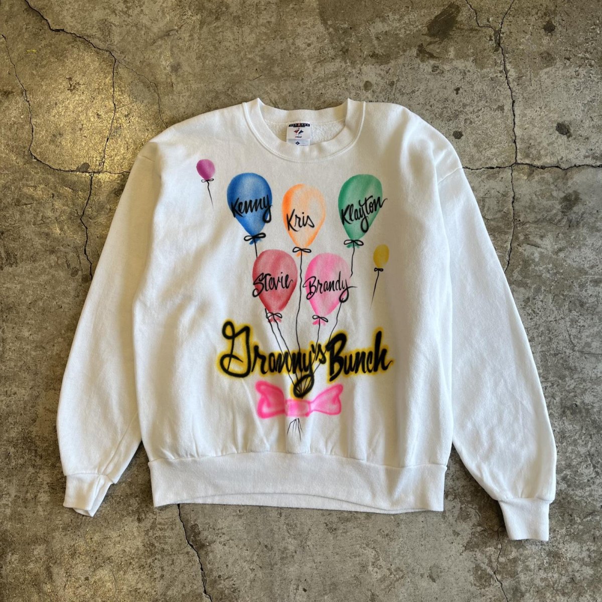 画像1: FRONT COLOR BALLOON PRINTED DESIGN L/S SWEAT / Ladies L / MADE IN USA (1)