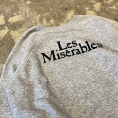 画像9: 80~90's "Les Misérables" BOTH SIDE PRINTED SWEAT / Mens L / MADE IN USA (9)