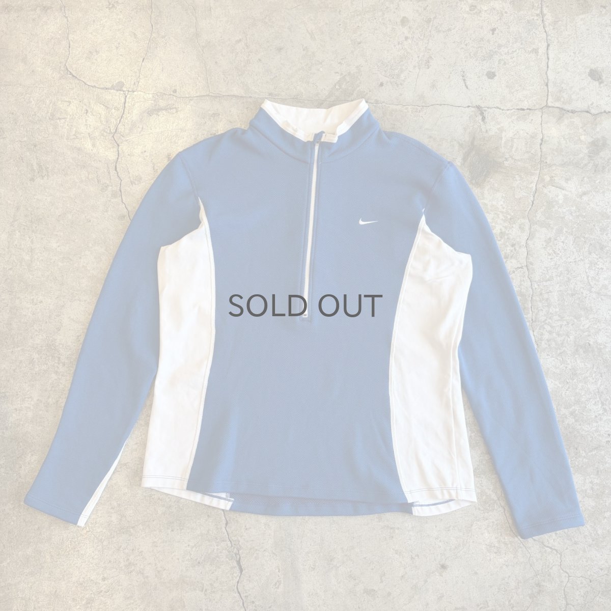画像1: 【NIKE】BI COLOR DESIGN HALF ZIP SPHERE L/S TOPS / Ladies L (1)