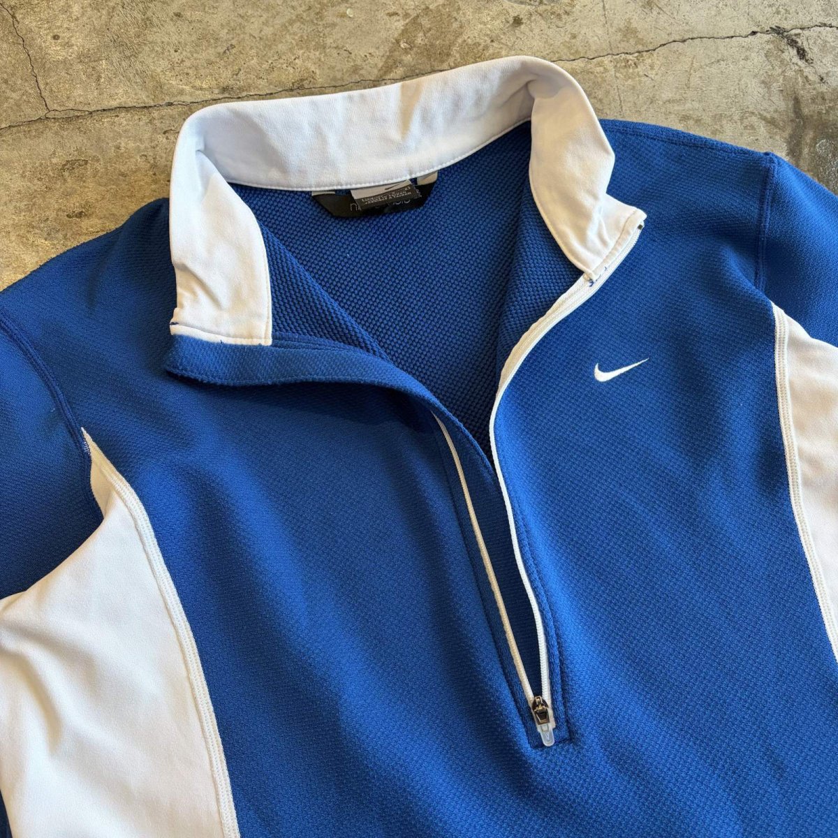 画像8: 【NIKE】BI COLOR DESIGN HALF ZIP SPHERE L/S TOPS / Ladies L (8)