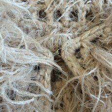 画像6: PINK BEIGE COLOR SHAGGY VOLUME DESIGN KNIT CARDIGAN / Ladies L (6)