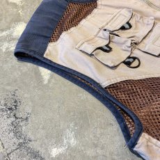 画像7: MESH SWITCHED MULTI POCKET ZIP UP VEST / Mens XL (7)