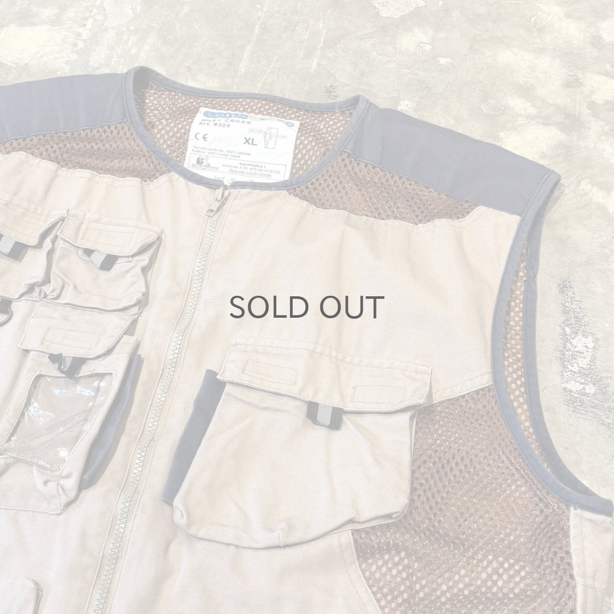 画像4: MESH SWITCHED MULTI POCKET ZIP UP VEST / Mens XL (4)