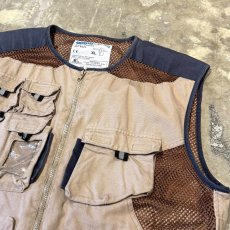 画像4: MESH SWITCHED MULTI POCKET ZIP UP VEST / Mens XL (4)